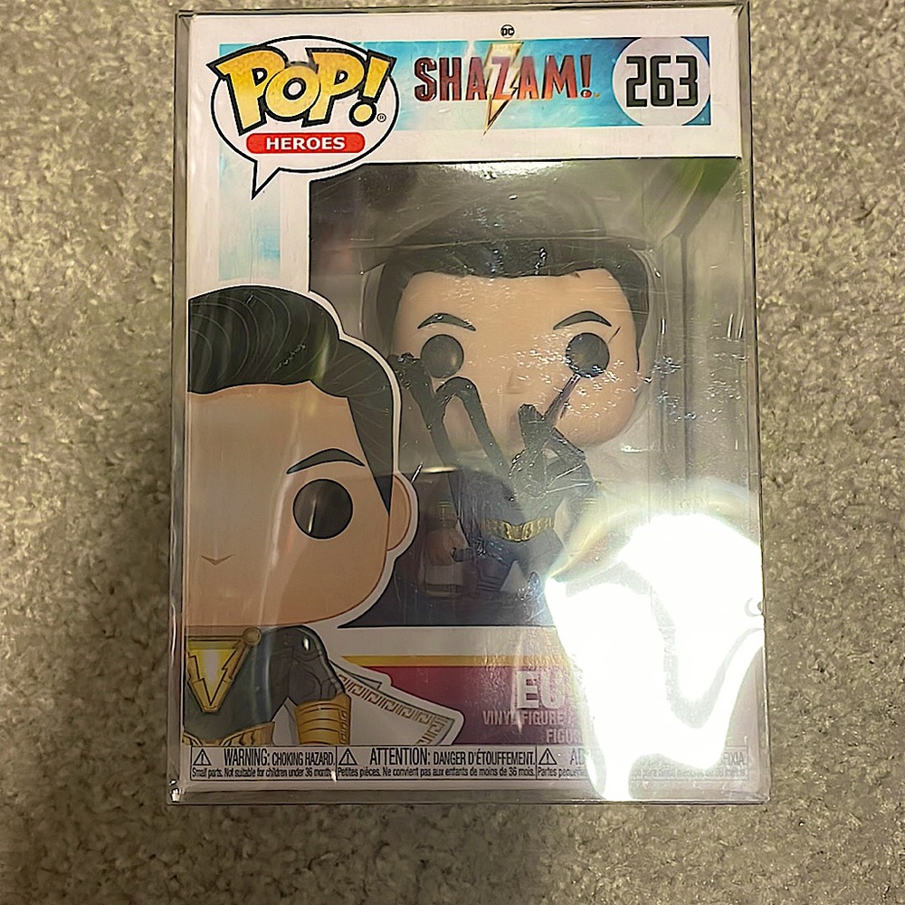 Signed Shazam funko pop